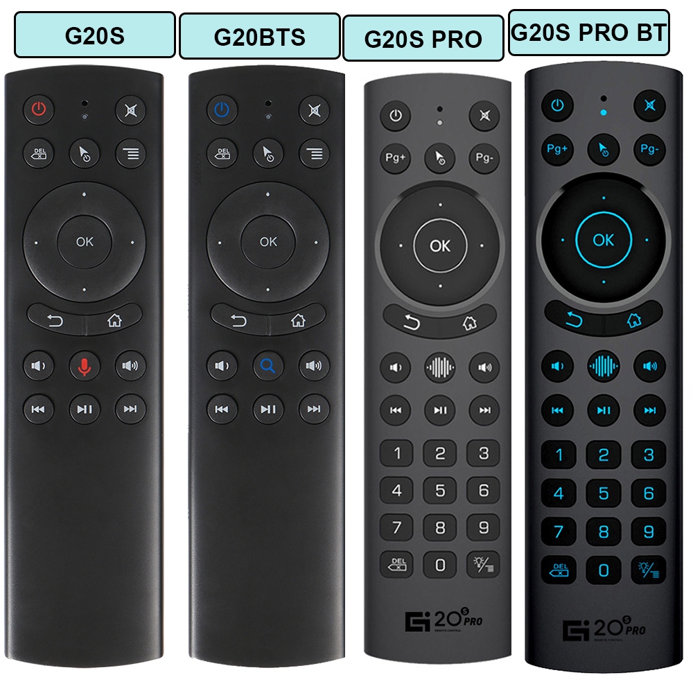 Chuột không dây thông minh G20BTS / G20S / G20S PRO BT2.4G cho Android TV HỘP