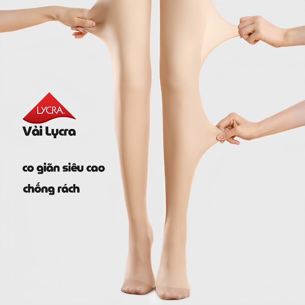 Quần Tất Giữ Nhiệt 10-20°C Tàng Hình 100% Che Khuyết Điểm Tôn Trắng Da Chân Mùa Đông Siêu Dai okeyokey​