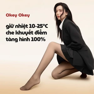 Quần Tất Giữ Nhiệt 10-20°C Đen Chống Xước Che Khuyết Điểm Tôn Chân Thon Gọn Mùa Đông Siêu Dai okeyokey​