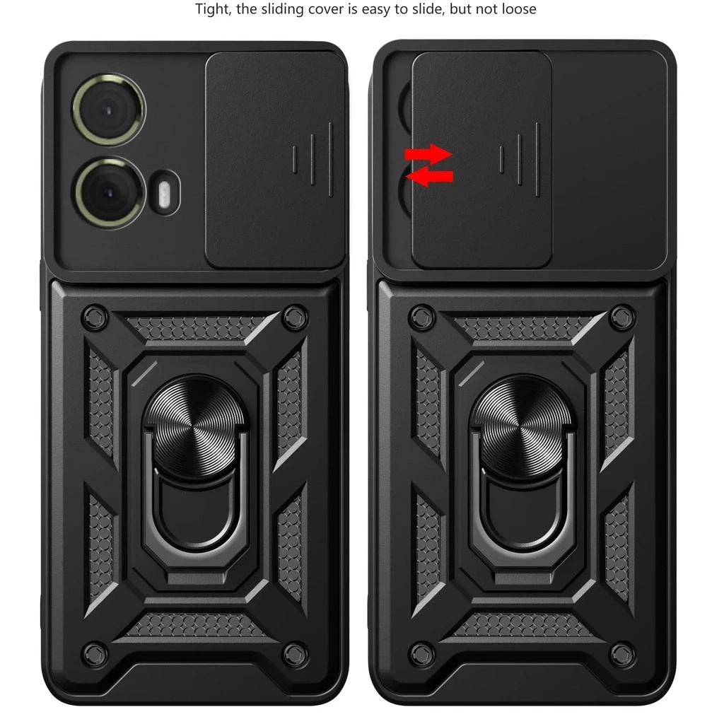 Vỏ ống kính bảo vệ chống va đập có vòng giữ từ tính cho Motorola MOTO G53 G13 G23 G54 G62 G72 G73 G84 G35 G55 G75 G85 4G5G