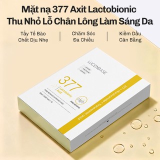[Mua 1 hộp tặng 2 miếng Mặt Nạ]1 Hộp 10 miếng Mặt nạ làm sáng & dưỡng ẩm LUCENBASE 377 25ml/miếng