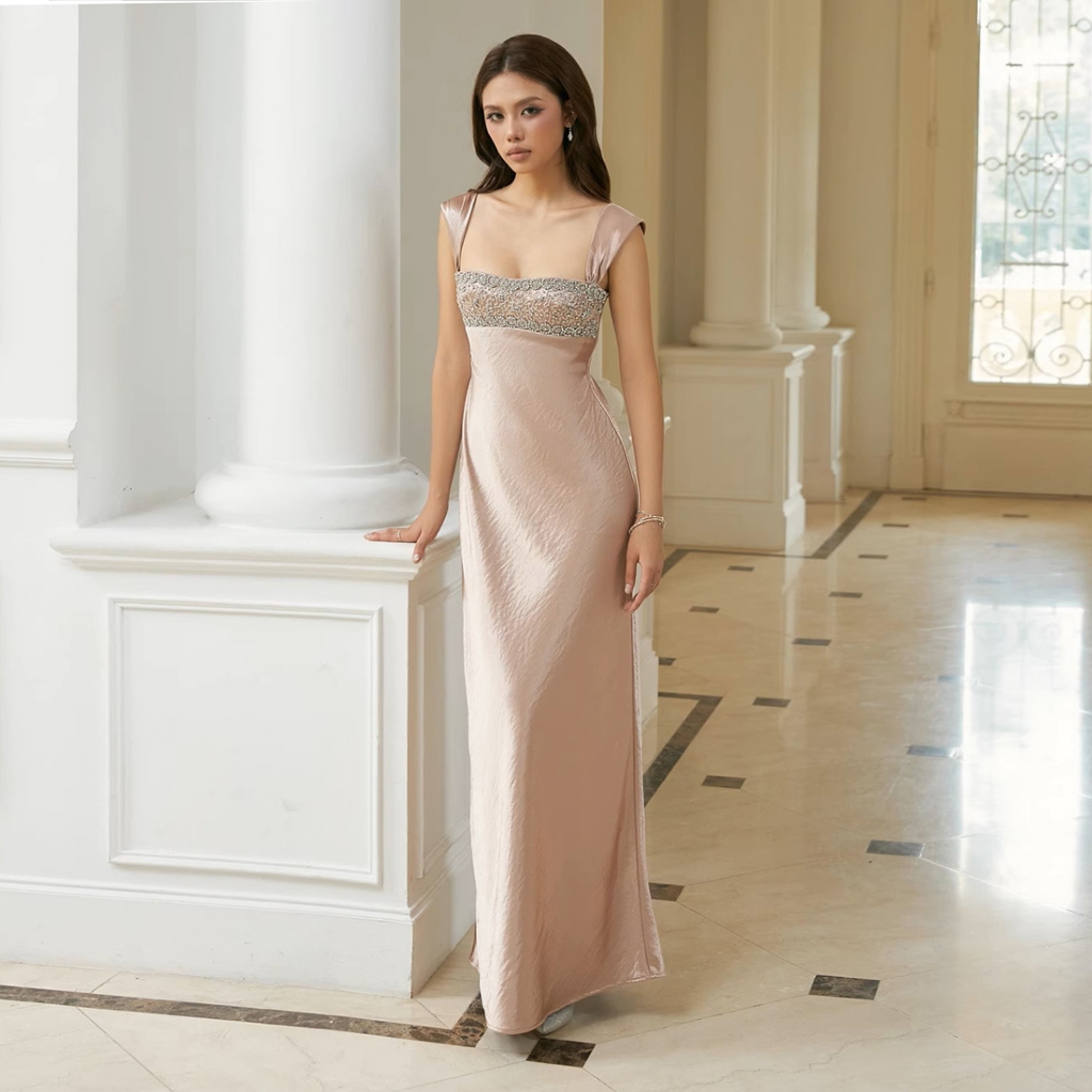 CuteNew Đầm Bodycon Vuông Cổ Thanhs Lịch - Thiết Kế Thời Trang, Phù Hợp Nhiều Dịp