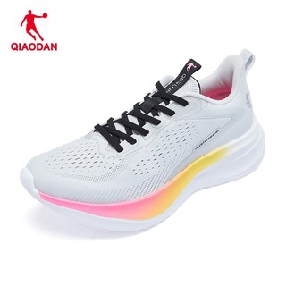 Giày chạy bộ nam Qiaodan Đệm nhẹ Lưới học sinh Giày thể thao thoáng khí QXB023252233R