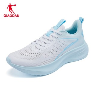 Giày chạy bộ nam Qiaodan Đệm nhẹ Lưới học sinh Giày thể thao thoáng khí QXB023252233R