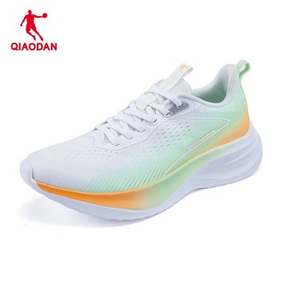 Giày chạy bộ nam Qiaodan Đệm nhẹ Lưới học sinh Giày thể thao thoáng khí QXB023252233R