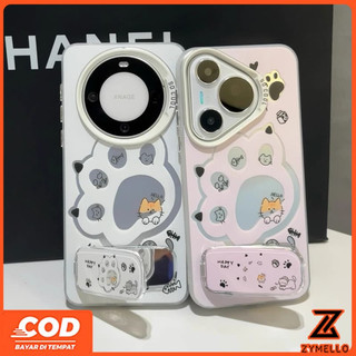 Thích hợp cho OPPO A6X A5i A6 PRO A5X A5 5G A3 A3X A3 Pro A5 Pro A18 A3 A79 A38 A17 A57 A60 A77S A58 A78 A98 A54 A76 A96 A16 A15 A9 A7 A5S A12 Gương chân mèo dễ thương Đứng chống sốc