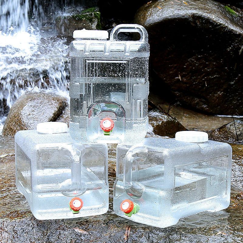 12L/15L/22L Thùng chứa nước uống bình chứa nước khẩn cấp có vòi bình chứa nước cắm trại cho sân ba lô dã ngoại lái xe ô tô