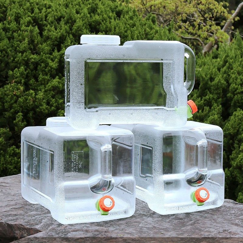 12L/15L/22L Thùng chứa nước uống bình chứa nước khẩn cấp có vòi bình chứa nước cắm trại cho sân ba lô dã ngoại lái xe ô tô