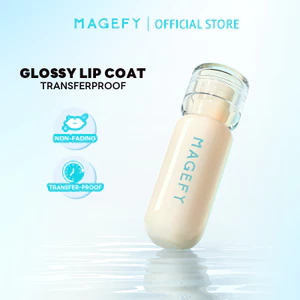 MAGEFY Clear Glass Lip Gloss - Chống chuyển & Plumping