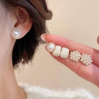 Bộ bông tai ngọc trai nhỏ giọt dầu DREJEW - Elegant và phù hợp mọi ngày