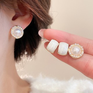 Bộ bông tai ngọc trai nhỏ giọt dầu DREJEW - Elegant và phù hợp mọi ngày