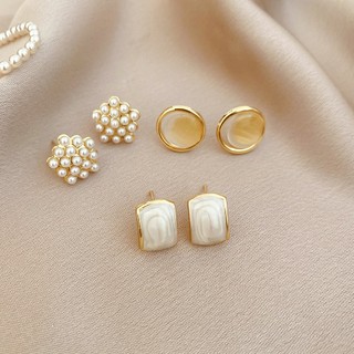 Bộ bông tai ngọc trai nhỏ giọt dầu DREJEW - Elegant và phù hợp mọi ngày