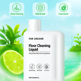 Dành cho chất lỏng làm sạch sàn Dreame cho H11 / H12 / H13 / H14 / L10s Ultra / X20 / X30 Máy hút bụi khô ướt & Robot lau nhà | Làm sạch sâu | Loại bỏ mùi hôi | Hương chanh | 1L