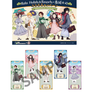 Demon Slayer Relo Khách sạn & Khu nghỉ mát Hợp tác Zenitsu Giyu Acrylic Đứng Taisho Lãng Mạn Quà Tặng