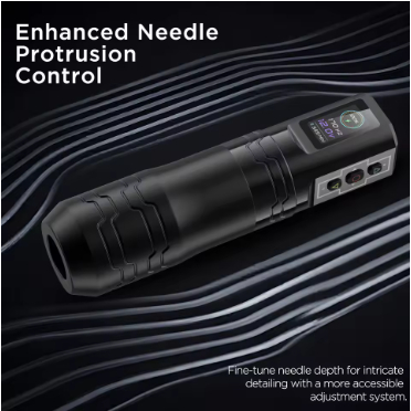 EZ P3 Pro Turbo 2.0 Pin Không Dây Bút Hình Xăm Máy 2.5-5.0mm Có Thể Điều Chỉnh Thì Xoay Hộp Mực Máy Xăm Bút