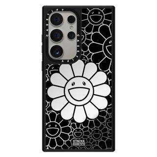 Dành Cho Samsung S25 S24 S23 Ultra Plus Smile Flower Họa Tiết Mèo Dễ Thương Lưng Cứng Chống Sốc Gương