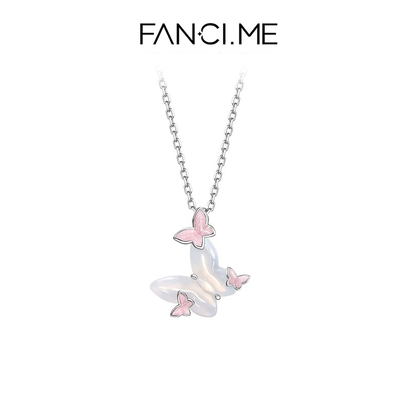 FanciMe Cổ Tích Bướm Phát Sáng Trong Bóng Tối Vòng Cổ Dễ Thương Mặt Dây Chuyền Đa Năng Trang Sức Cho Giáng Sinh Năm Mới Quà Tặng Sinh Nhật