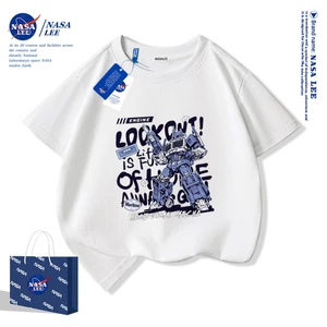 🤖Xu hướng hot 2025🤖 Áo thun trẻ em họa tiết Mecha NASA — Unisex — Giao hàng ngay