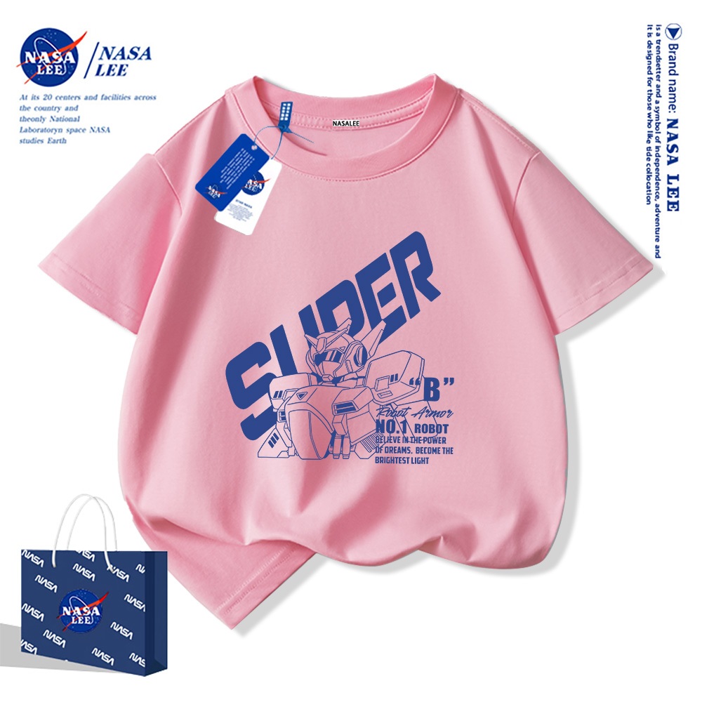 🤖Xu hướng hot 2025🤖 Áo thun trẻ em họa tiết Mecha NASA — Unisex — Giao hàng ngay