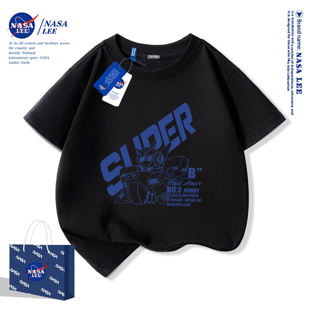 🤖Xu hướng hot 2025🤖 Áo thun trẻ em họa tiết Mecha NASA — Unisex — Giao hàng ngay