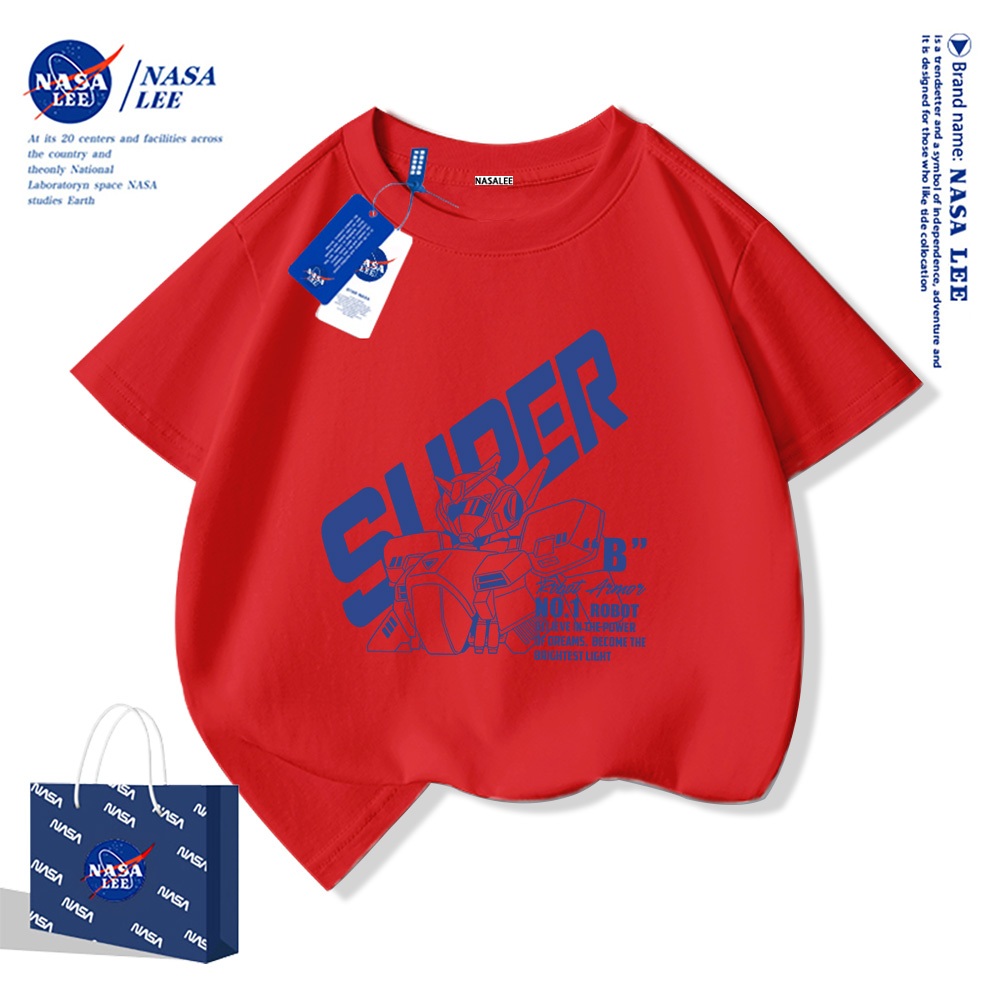 🤖Xu hướng hot 2025🤖 Áo thun trẻ em họa tiết Mecha NASA — Unisex — Giao hàng ngay