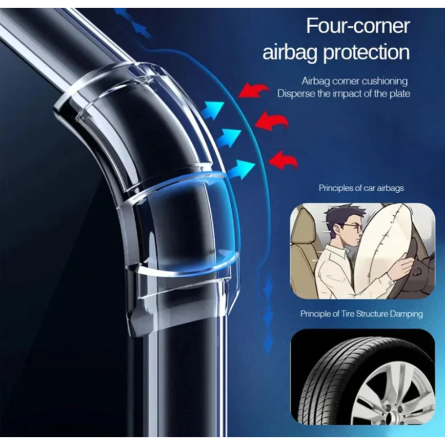 Dành cho Honor X9D X7D X6C X7C X8C X9C Ốp điện thoại trong suốt Vỏ chống rơi dày