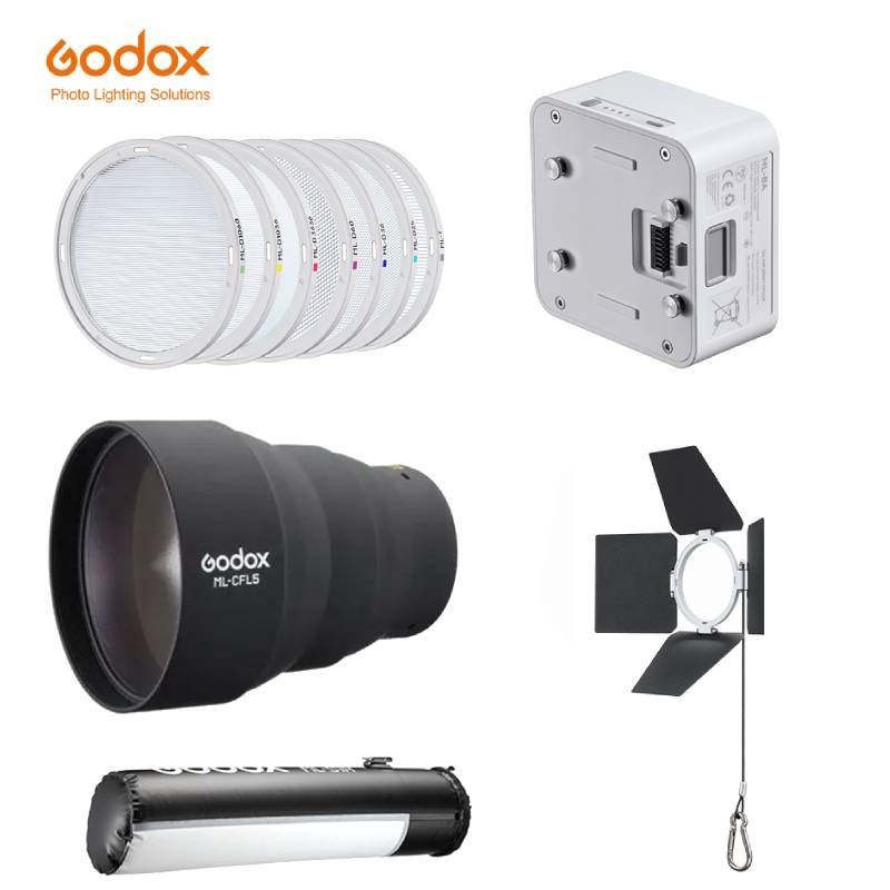 Phụ kiện đèn LED di động Godox ML80BI / ML150BI cho ML-Z ML-B4 ML-D ML-CFL5 ML-S1A