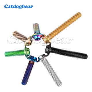 Catdogbear Titanium M3x6 / 8 / 10 / 12 / 15 / 18 / 20mm đầu bướm bên trong T10 Vít đầu Torx cho xe đạp đường trường