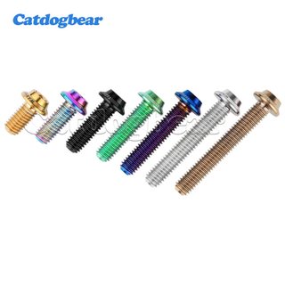 Catdogbear Titanium M3x6 / 8 / 10 / 12 / 15 / 18 / 20mm đầu bướm bên trong T10 Vít đầu Torx cho xe đạp đường trường
