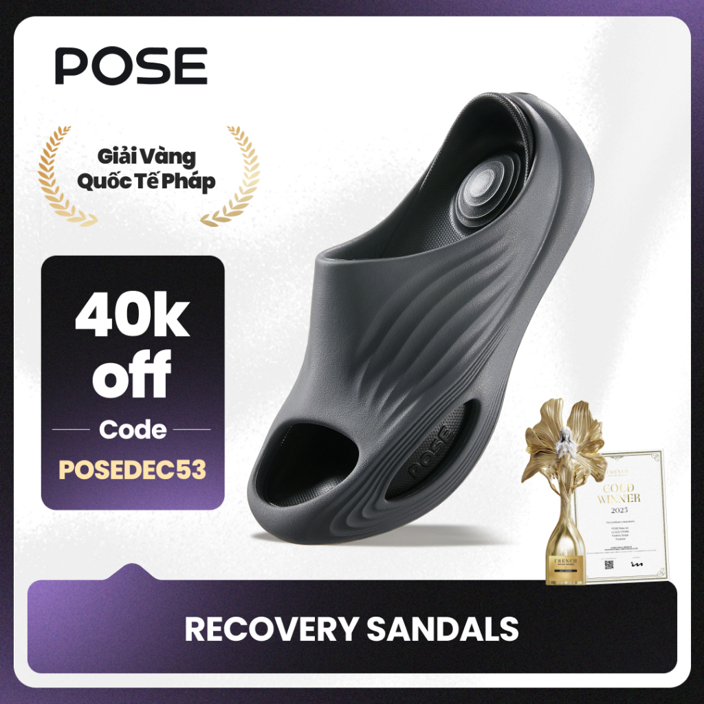 40k off code POSEDEC53【Dép thư giãn】【tháo được】 [ Up to size 47 ] POSE | ĐÃ BÁN 2.300+ ĐÔI, CHÁY HÀNG! | Dép xỏ ngón đế phẳng lốp | Chống trượt ,Đàn hồi, Giảm xóc, Thoải mái | dép cao cấp|Thích hợp ngoài trời giải trí | Nam Nữ có đủ |Thời Trang 1257306