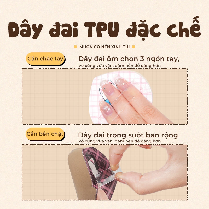 Bông Mút Trang Điểm PinkPunk Cute Doggy Set Mềm Mại Đàn Hồi Cao Dễ Tán & Không Hút Nền Tặng Kèm Hộp Đựng