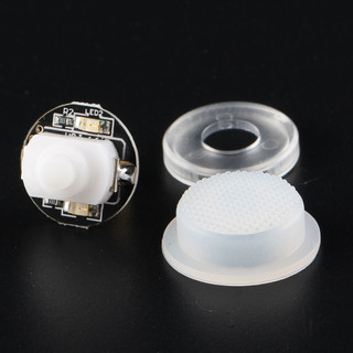 Công tắc đèn 16mm, nút cao su Thích hợp cho Đoàn xe C8 C8 + S21A, S2, (đen / xám) S2 +