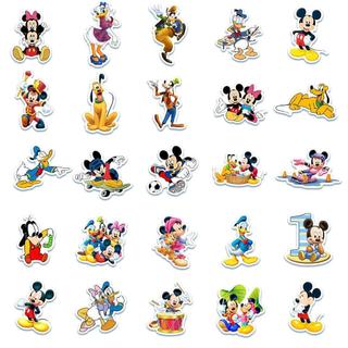 Bộ 50 Hoạt Hình Dễ Thương Disney Chuột Mickey Dán Kawaii Donald Graffiti DIY Diray Kid Đồ Chơi Decal