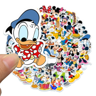 Bộ 50 Hoạt Hình Dễ Thương Disney Chuột Mickey Dán Kawaii Donald Graffiti DIY Diray Kid Đồ Chơi Decal