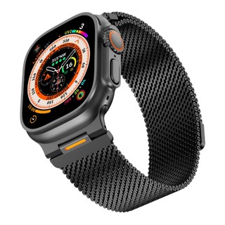 Vitality Orange Milan Dây đeo cho Apple Watch Ultra 42 / 44 / 45 / 49 / 46mm i-watch Series Ultra11 / 10 / 9 / 8 / 7 / 6 / 5 / 4 / 3 / 2 / 1