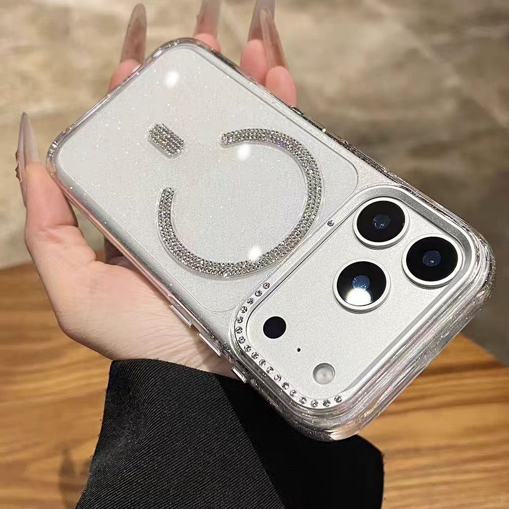 Ốp lưng cứng lấp lánh Acrylic tương thích với iPhone 15 pro max 16 pro max 17 pro max 17 air case