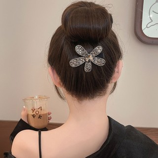 Kim Cương Giả Năm Cánh Hoa Tóc Phong Cách Mới Cao Cấp Bên Nổ Kẹp Tóc