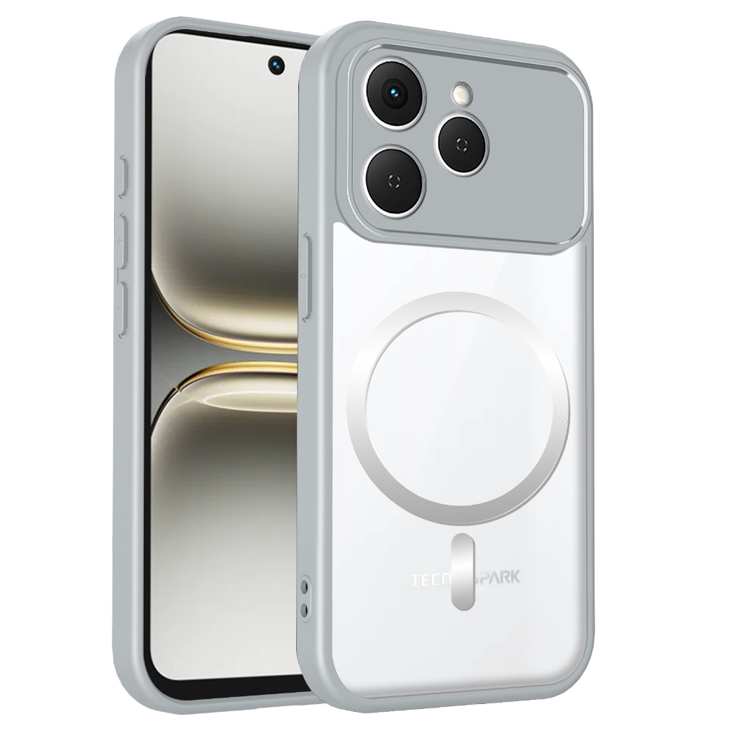 Thích hợp cho vỏ từ tính trong suốt TPU trong suốt TECNO SPARK 30 Pro 30C 40 Pro Plus