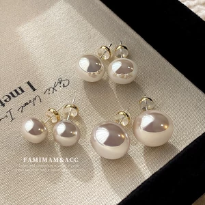 Bông tai nữ ngọc trai giả, phong cách mới và cổ điển, chất lượng cao cấp