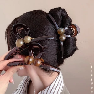 Kẹp tóc nữ hạt tròn thời trang phiên bản Hàn Quốc