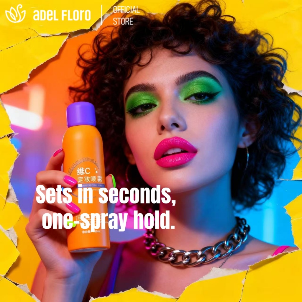 Adel Perfix Xịt Định Phấn 💦 Công Nghệ Khóa Màu Cao Cấp, Giữ Makeup 16H Chống Nhờn & Dịu Da Ngay