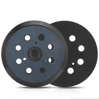 Miếng đệm đĩa chà nhám móc và vòng - Tấm lót đánh bóng 8 lỗ 5 Inch cho máy đánh bóng quỹ đạo ngẫu nhiên, thay đổi nhanh chóng