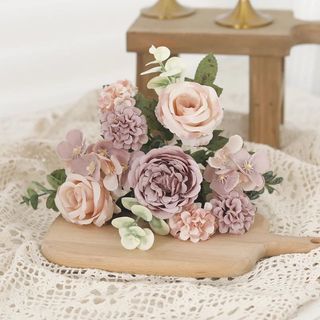 Hoa Giả Trang Trí Nhà Cửa Bó Lụa Mẫu Đơn Hồng 7 Đầu Cao Cấp Decor Phòng Khách Bàn Làm Việc Đám Cưới Studio Phụ Kiện Vintage Như Thật Cành Nhựa Daisy Nhí Bình Cắm Nghệ Thuật Pastel Retro Sang Trọng Quà Tặng Lễ Hội Spa Hàn Quốc Coffee Ban Công Đẹp