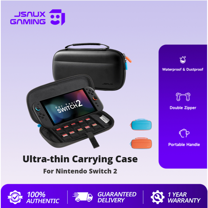 JSAUX Nintendo Switch 2 Carrying Case Hộp đựng siêu mỏng đầy màu sắc Tương thích với Colorful Ultra-thin Carrying Case-BG0119