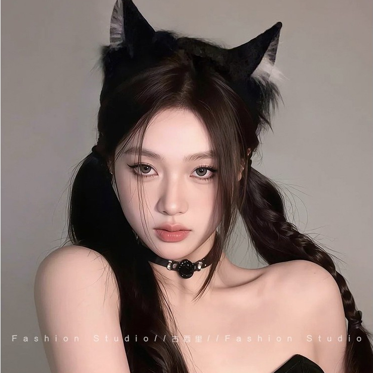Mũ tai mèo Băng đô ba chiều Tai mèo COS Băng đô