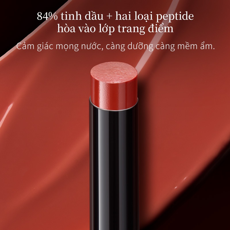 [MOOEKISS x MULANSHI] Son Dưỡng Lip Serum Double Peptide, Căng Bóng Môi, Dưỡng Ẩm, Lâu Trôi, Mềm Mịn