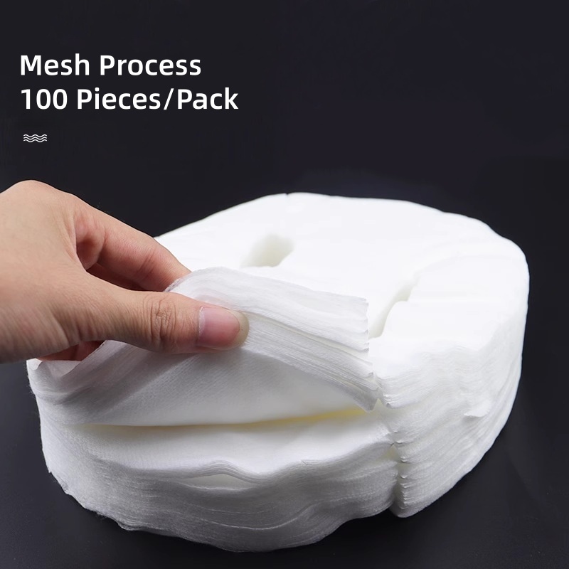100 Mặt Nạ Giấy cotton Không Dệt Dùng Một Lần