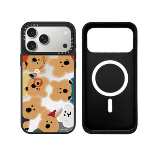 Từ Tính Không Dây Cho iPhone 17 16 15 14 13 Pro Max Plus QUOKKA FAMILY Cạnh Đen Gương Mặt Sau Ốp điện thoại Nổi Logo