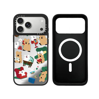 Từ Tính Không Dây Cho iPhone 17 16 15 14 13 Pro Max Plus QUOKKA FAMILY Cạnh Đen Gương Mặt Sau Ốp điện thoại Nổi Logo
