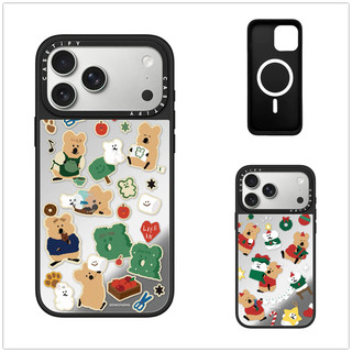 Từ Tính Không Dây Cho iPhone 17 16 15 14 13 Pro Max Plus QUOKKA FAMILY Cạnh Đen Gương Mặt Sau Ốp điện thoại Nổi Logo